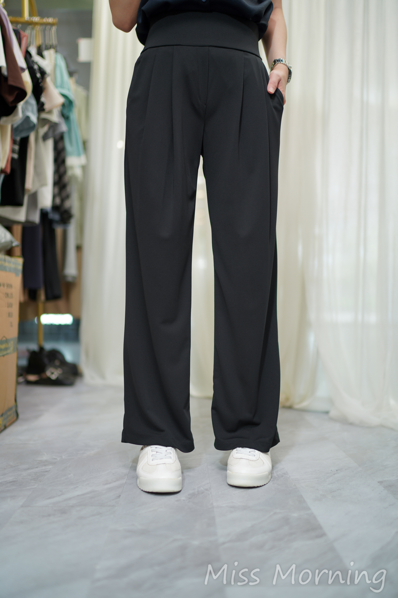 包腩修長顯瘦涼感褲(33993)