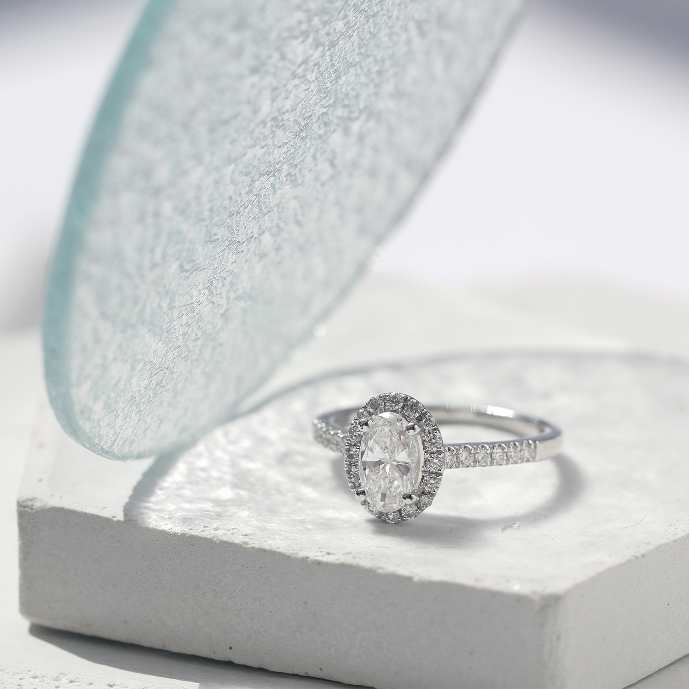 心月長明 — GIA1克拉鑽石戒指