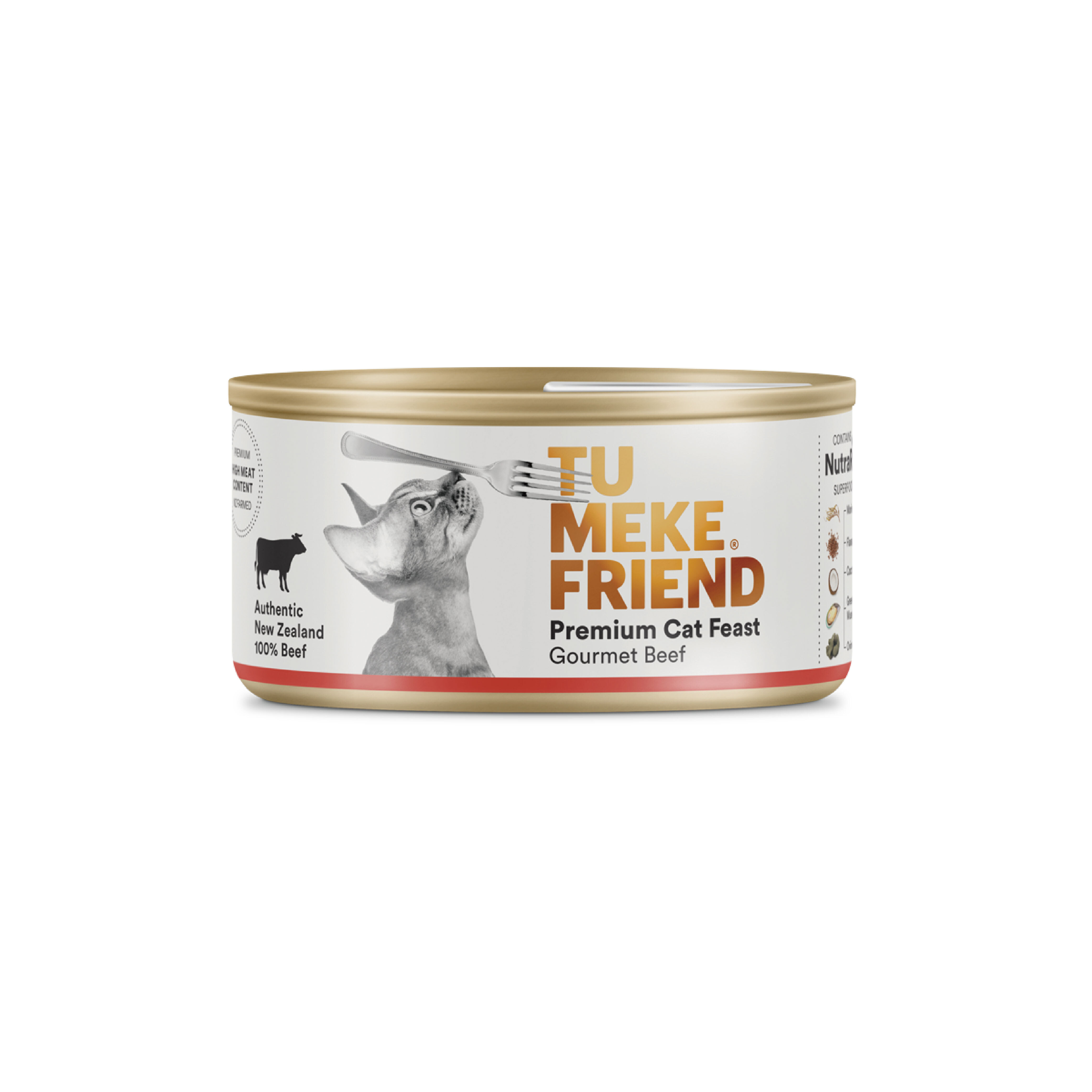 圖米其貓用主食罐．臻選草飼牛