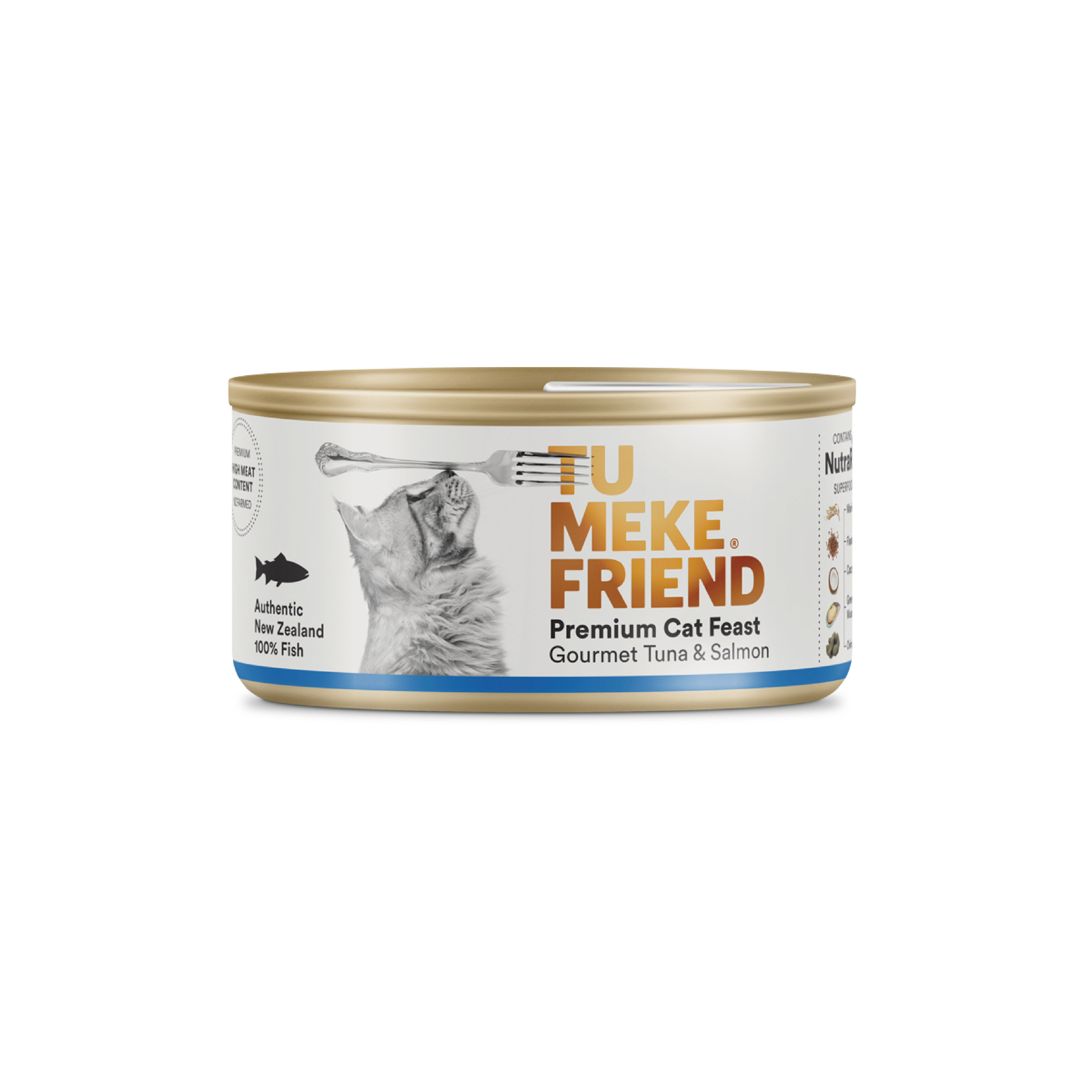 圖米其貓用主食罐．臻選鮪魚 & 鮭魚