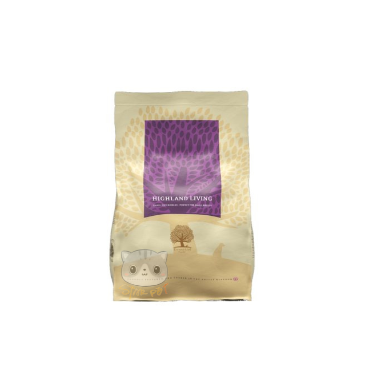 Essential Foods - Highland Living (Small Kibble) 2.5kg