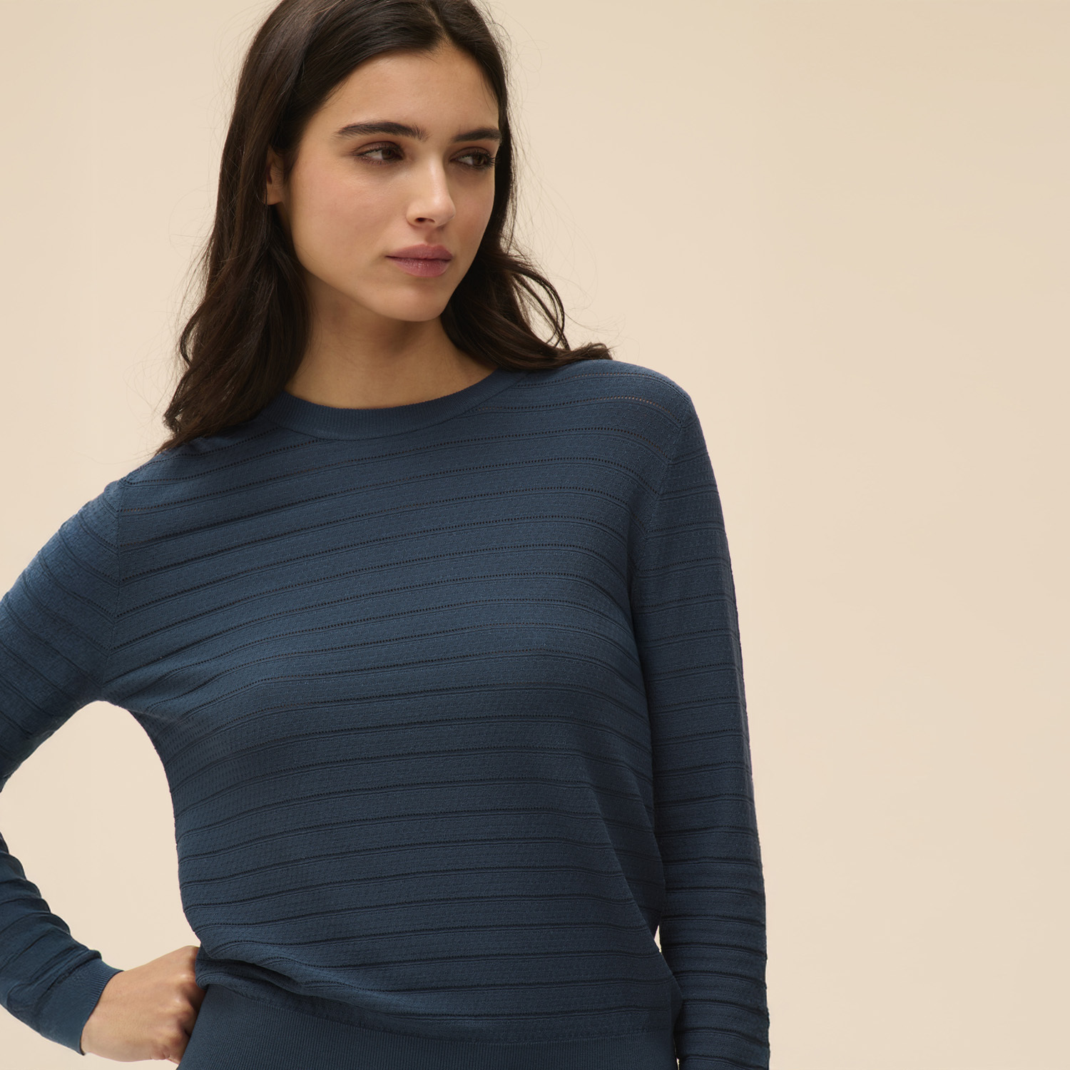 POLLEN 憧憬 毛衣 藍碧璽