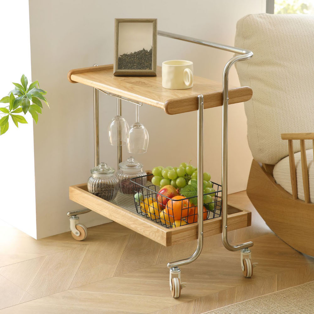 〖特惠款〗知木實木推車 FP-0084