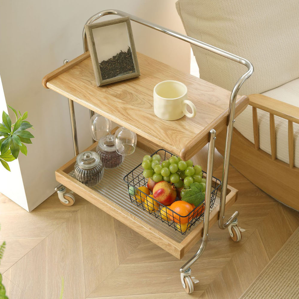 〖特惠款〗知木實木推車 FP-0084