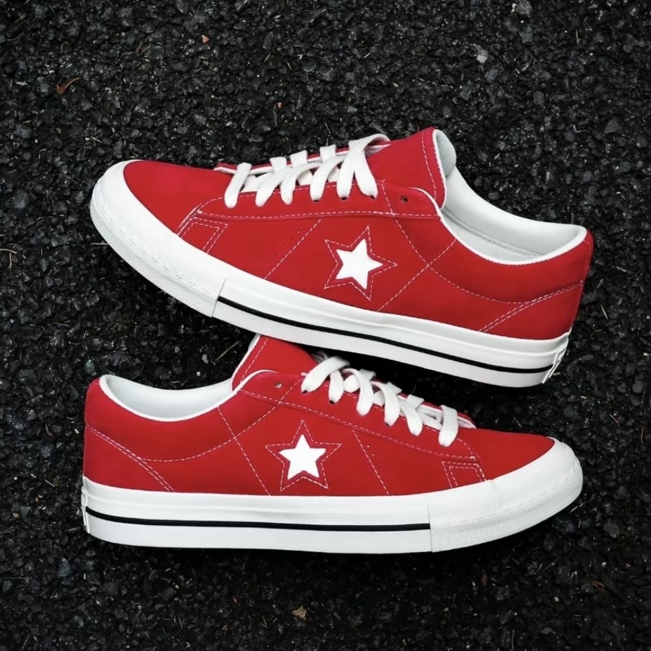CONVERSE ONE STAR 95 OX 紅色 低筒 滑板鞋 休閒鞋 男 女鞋 A14712C