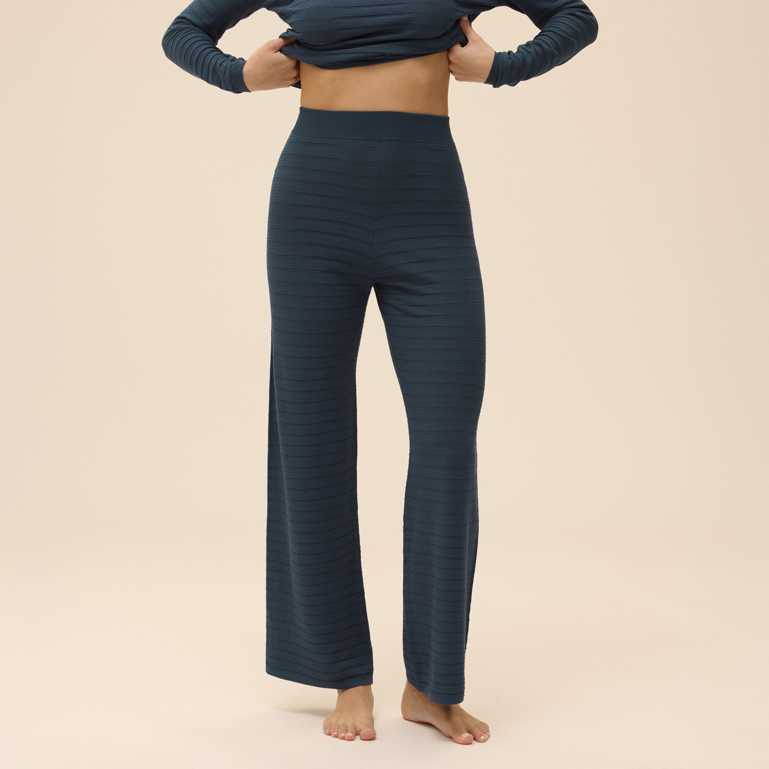 POLLEN 憧憬 長褲 藍碧璽