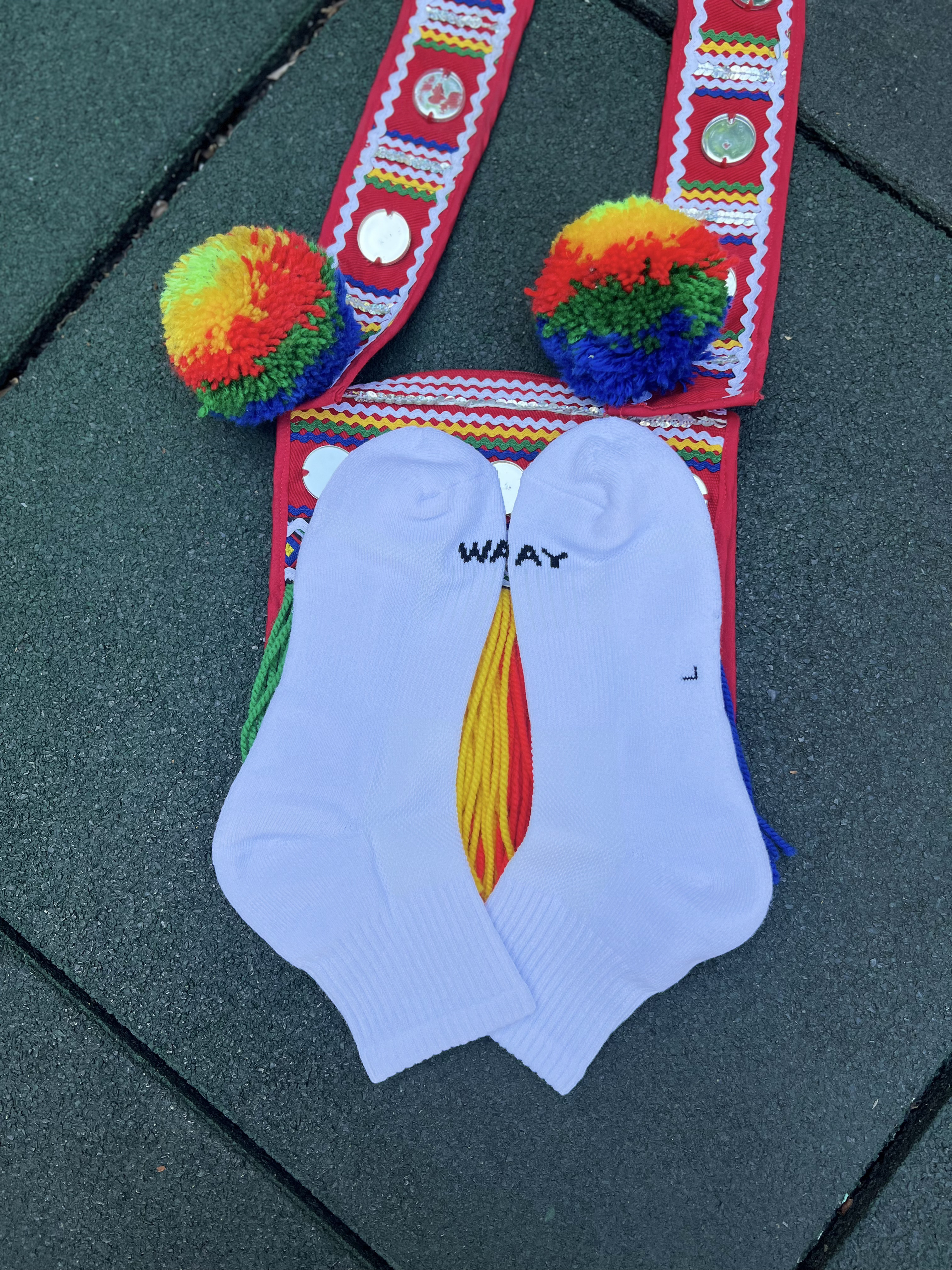 WA'AY抗菌運動機能襪-中筒