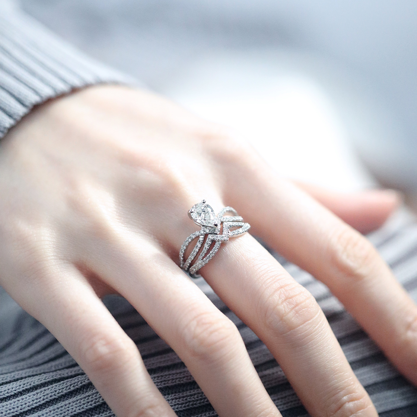 重光戀曲 — GIA1克拉鑽石戒指