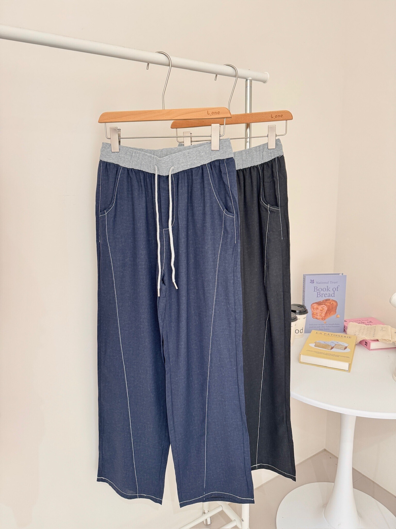 冰絲車線仿牛仔褲