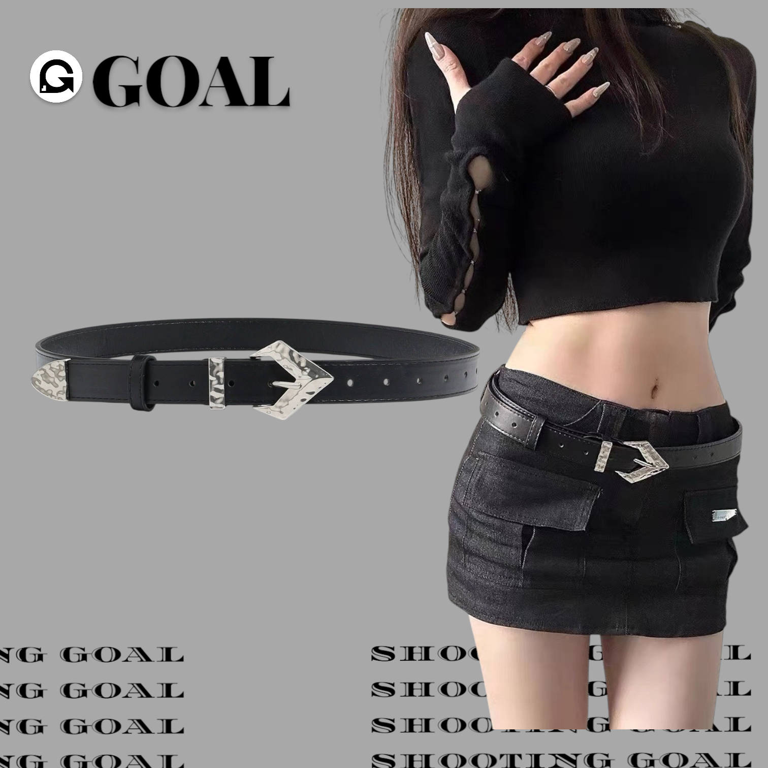 (GOAL) 星隕三角 皮帶 個性百搭
