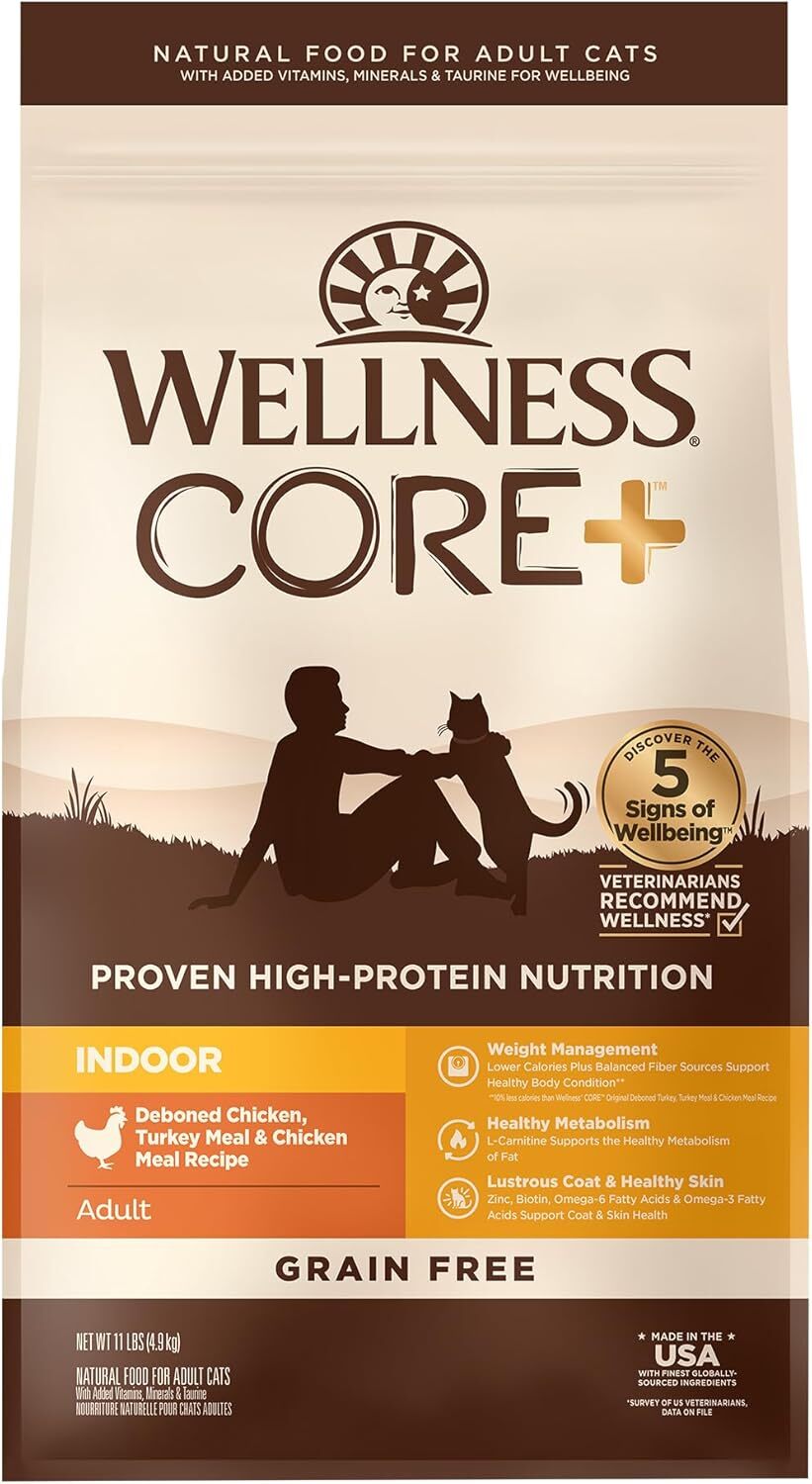 Wellness Core Indoor Deboned - Chicken & Turkey Meal．5lb/11lb