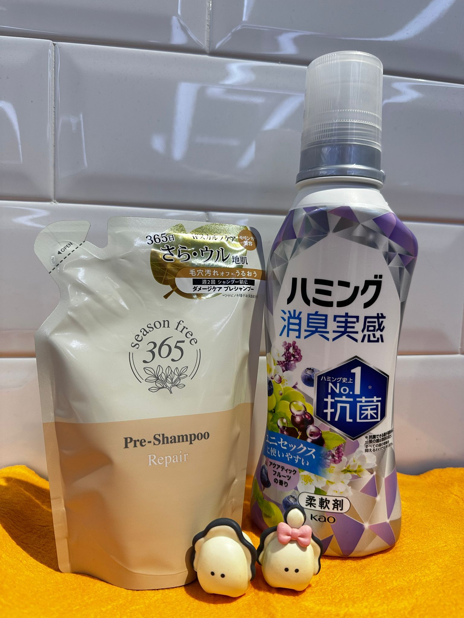 【現貨】B071601 日本花王柔順劑 510ml (加送修護洗髮露補充裝160g)