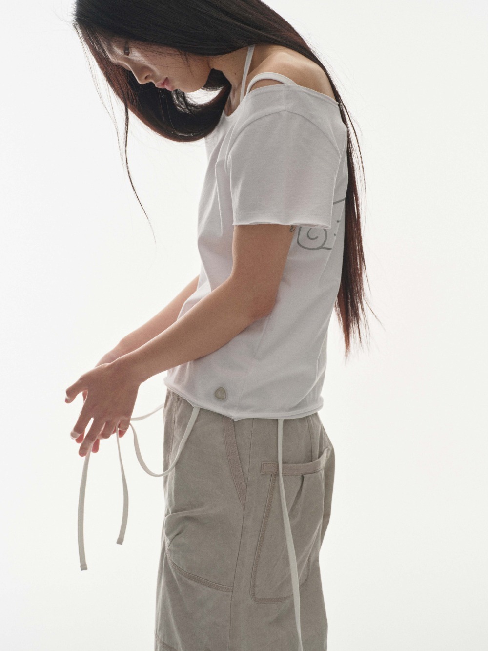 COYSEIO) 安俞真同款！03 WING T-SHIRT WHITE