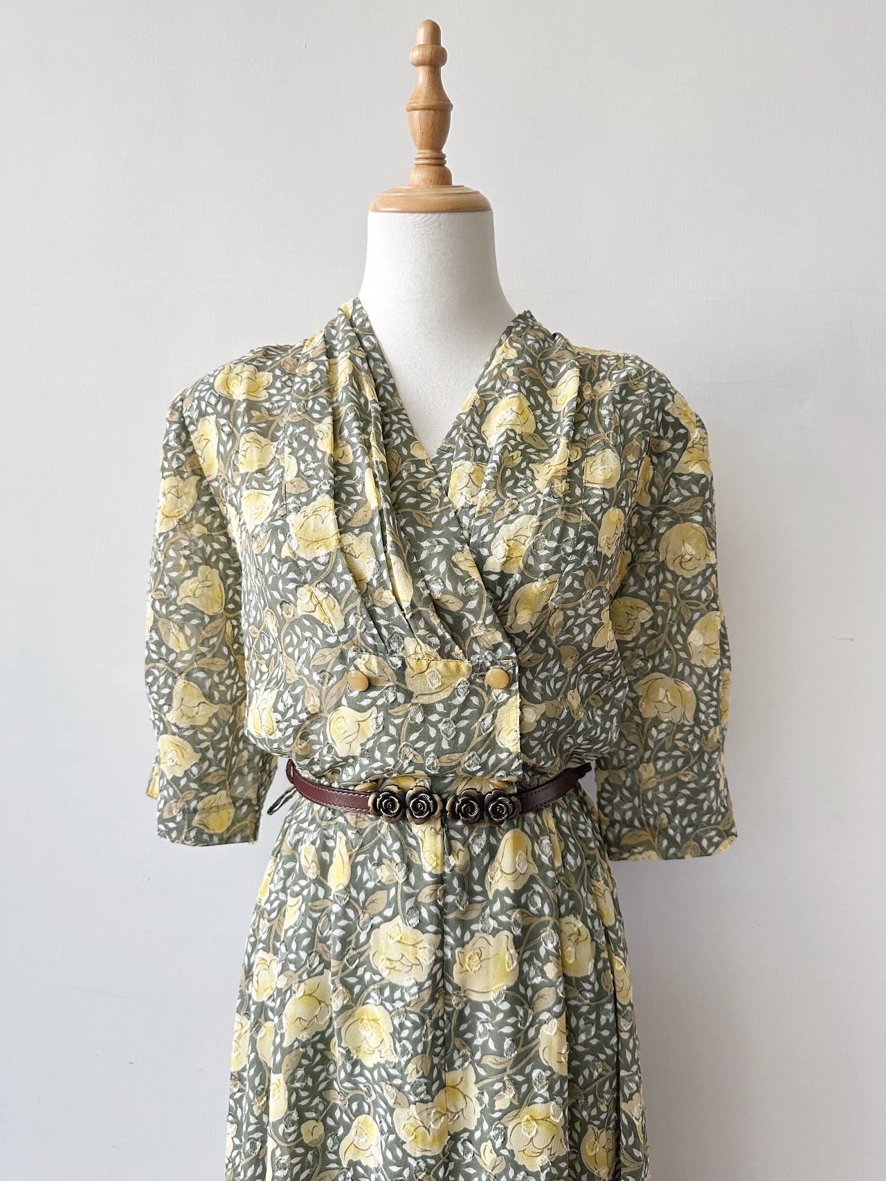 微風花語古著連身裙