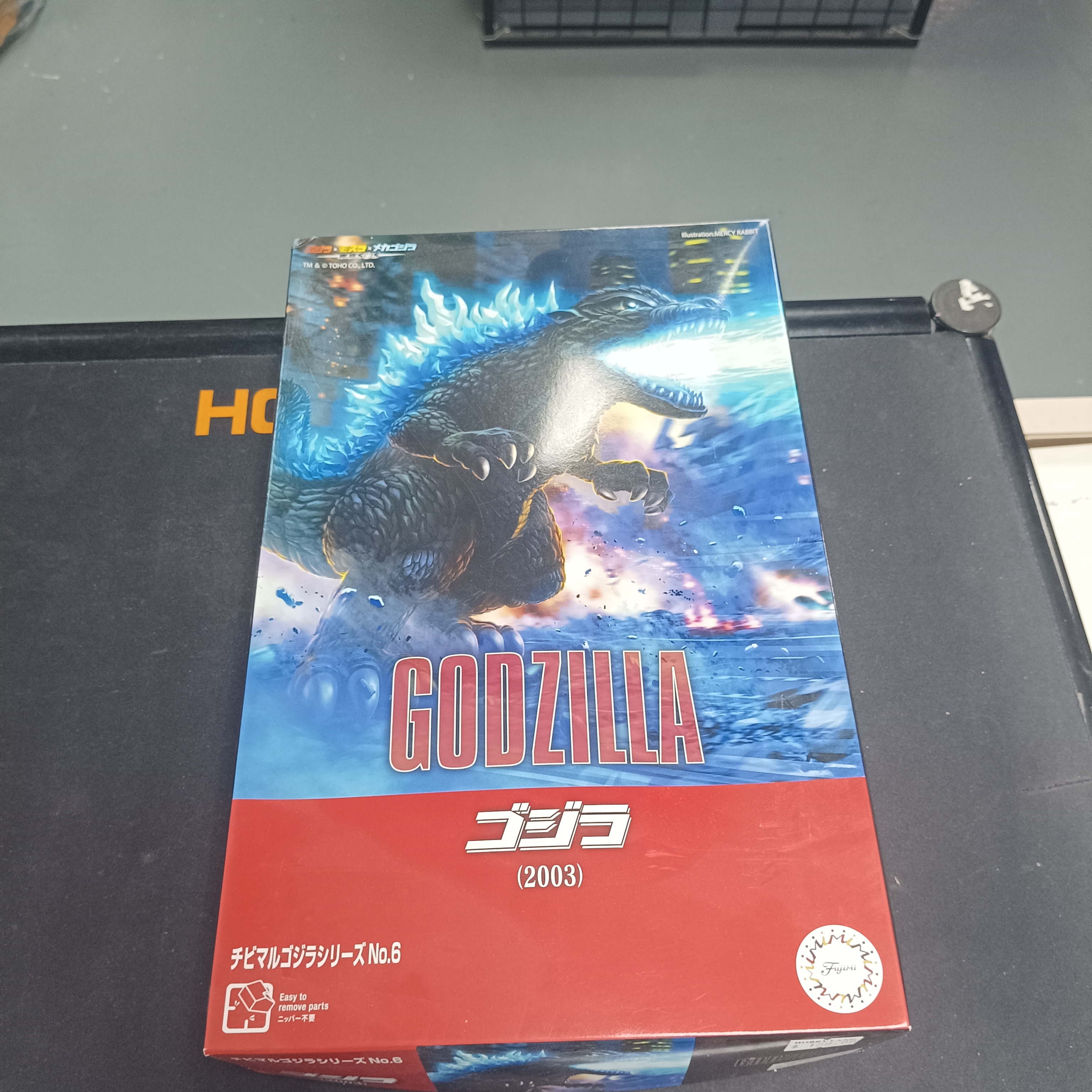 寄賣-FUJIMI Q版 哥吉拉 2003 富士美