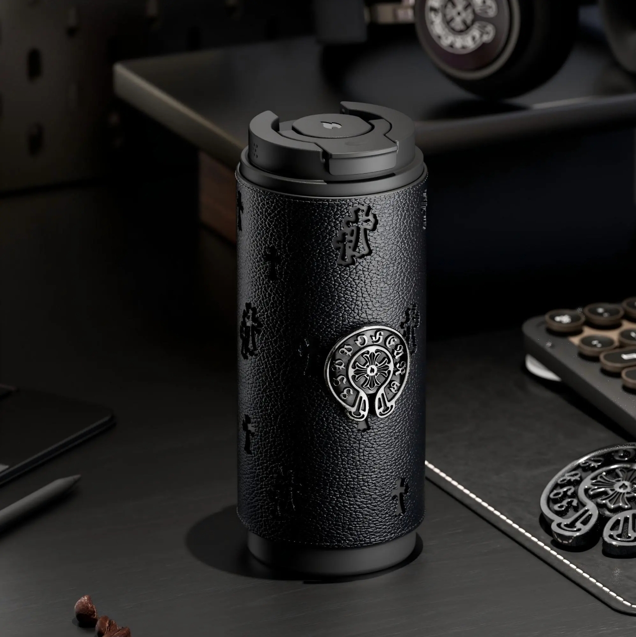 <現貨>ZIPPO 黑武士 克羅心風  水杯 保溫杯 咖啡杯