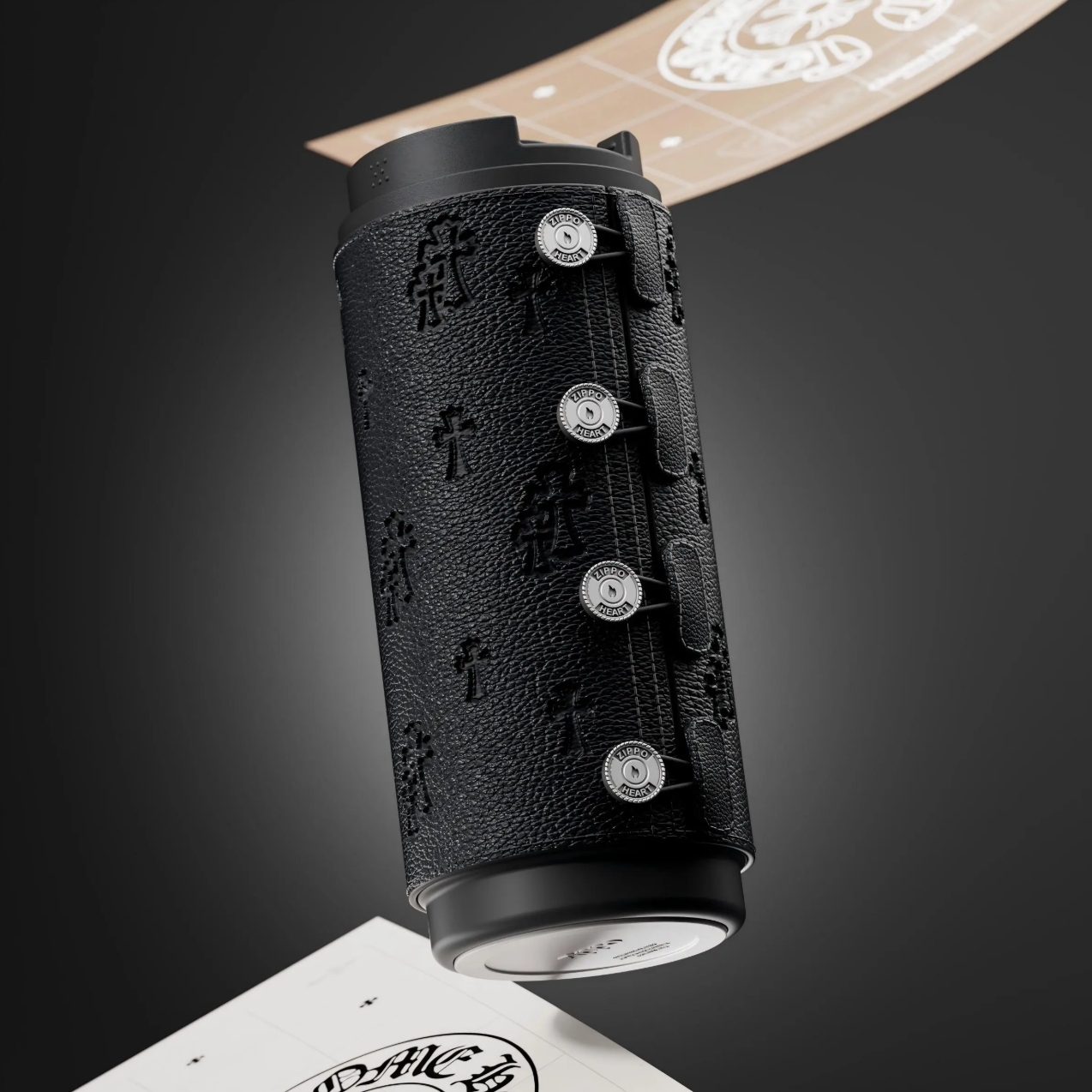 <現貨>ZIPPO 黑武士 克羅心風  水杯 保溫杯 咖啡杯