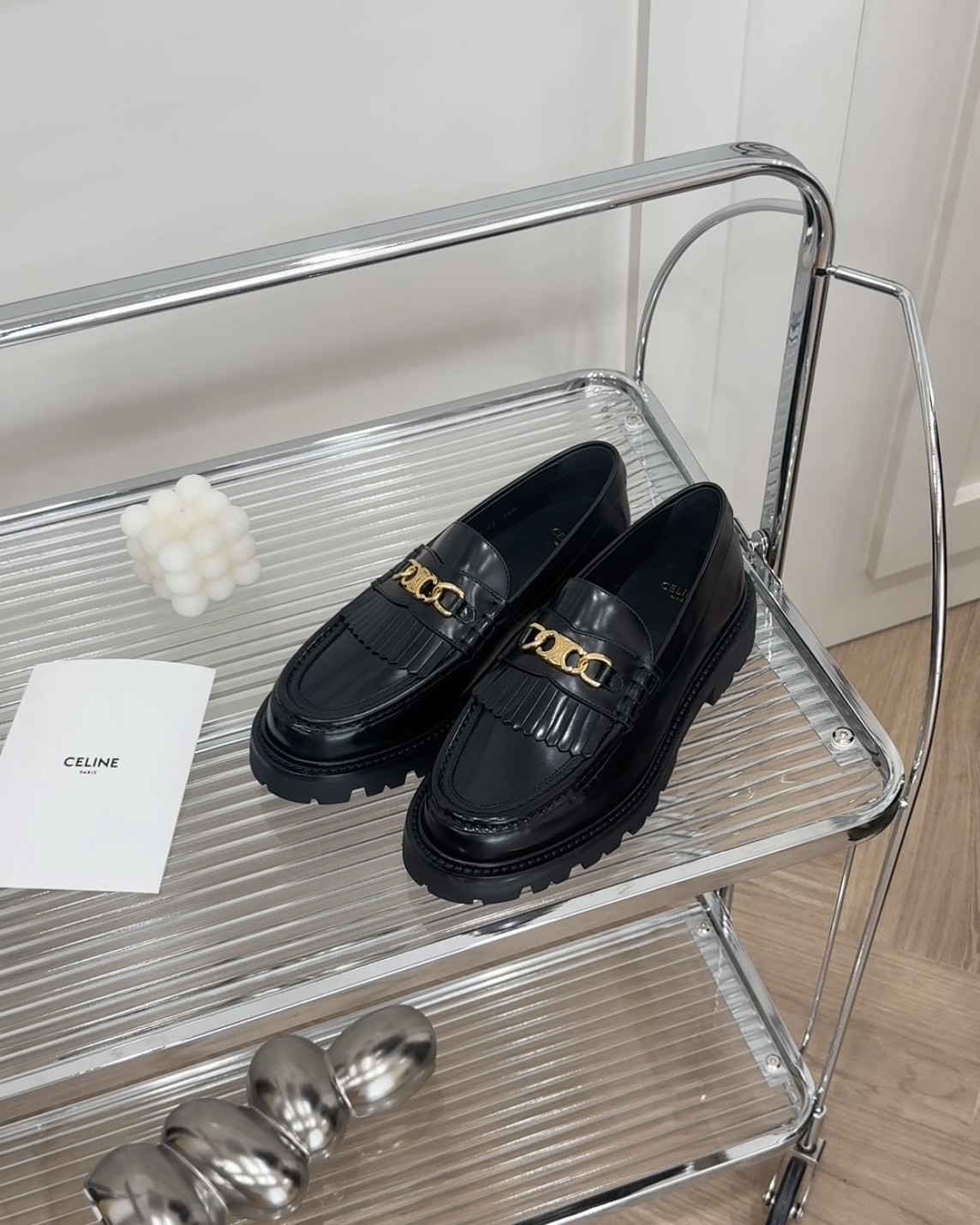 CELINE｜凱旋門樂福鞋  黑色