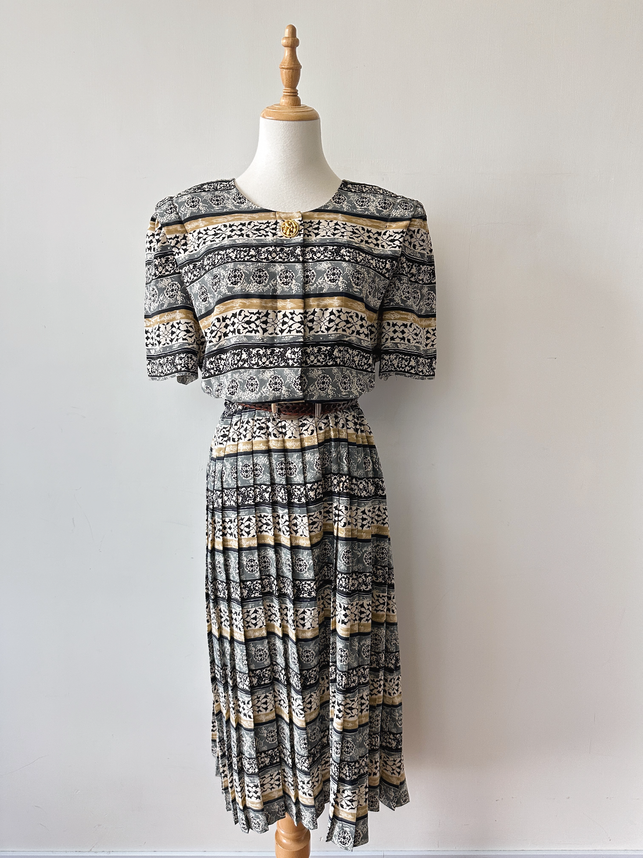 灰月星辰美國古著連身裙