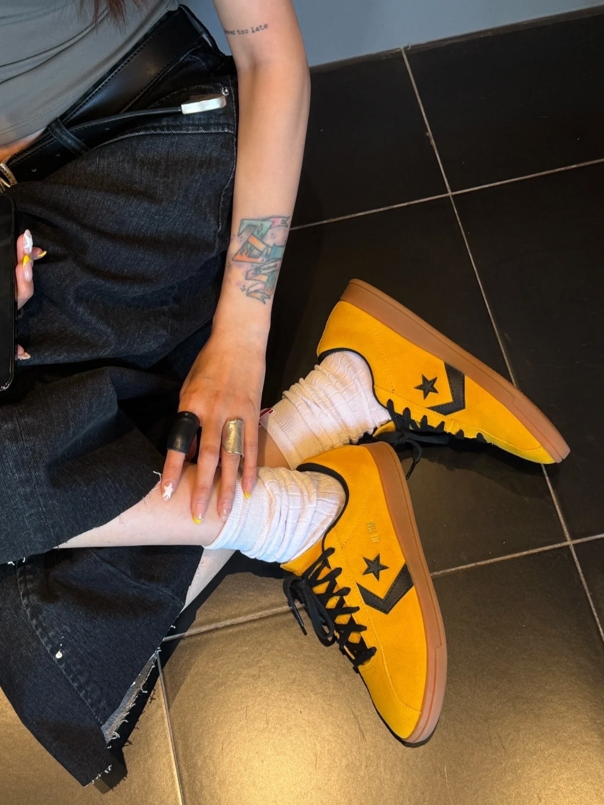 Converse Classic Trainer 板鞋 男女同款 黃色 A15621C