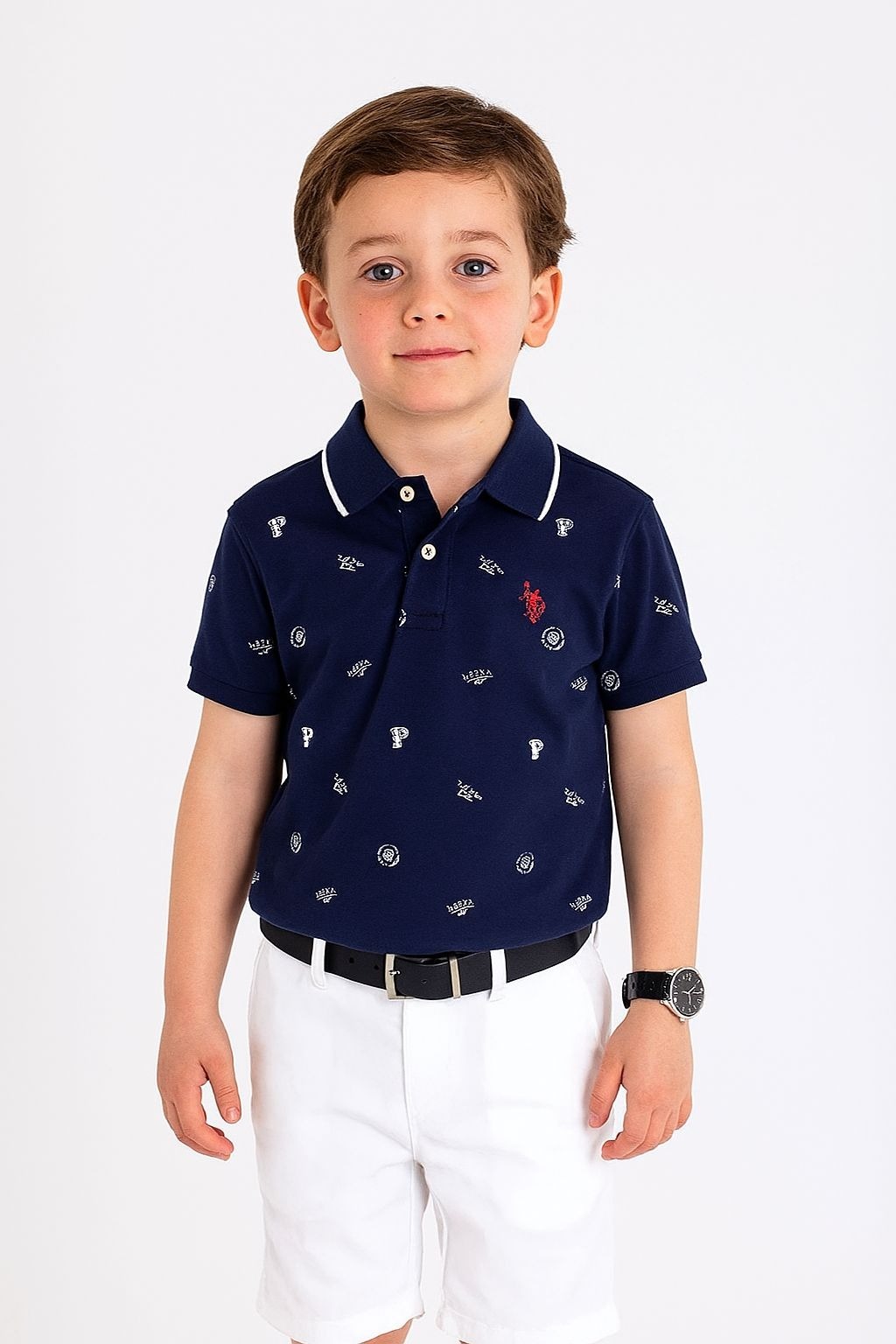 【現貨】U.S. POLO ASSN LL0716505 童裝短袖上衣 (藍色)(12E06063X)