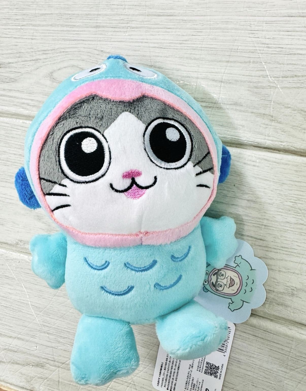 Hangyodon 水怪與貓咪大叔公仔