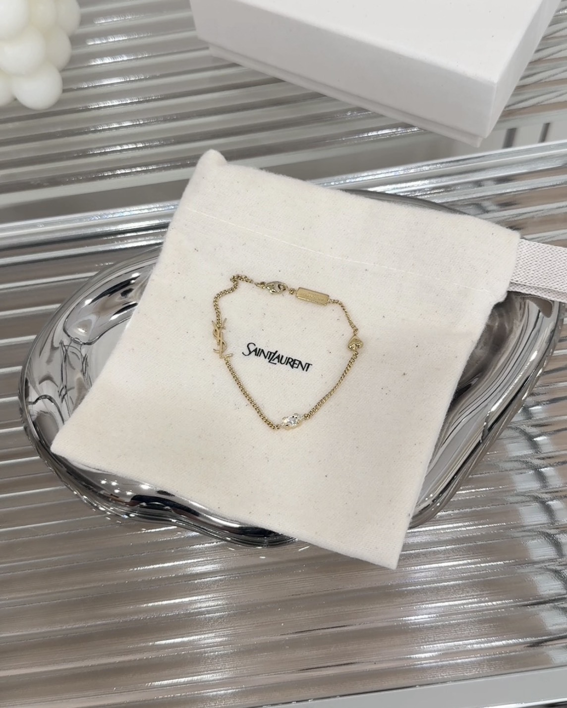 YSL｜OPYUM 手鍊 金色