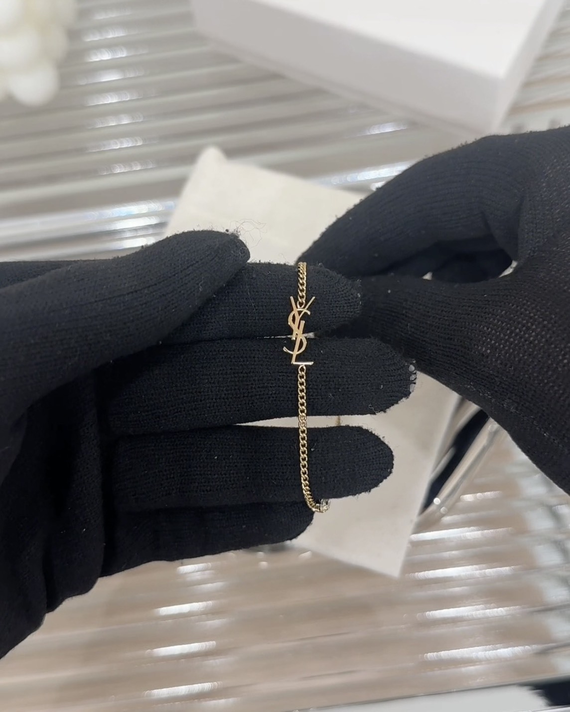 YSL｜OPYUM 手鍊 金色