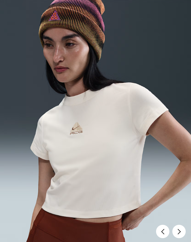 NIKE / Nike ACG Women's Dri-FIT short T-shirt / white /  JUL25