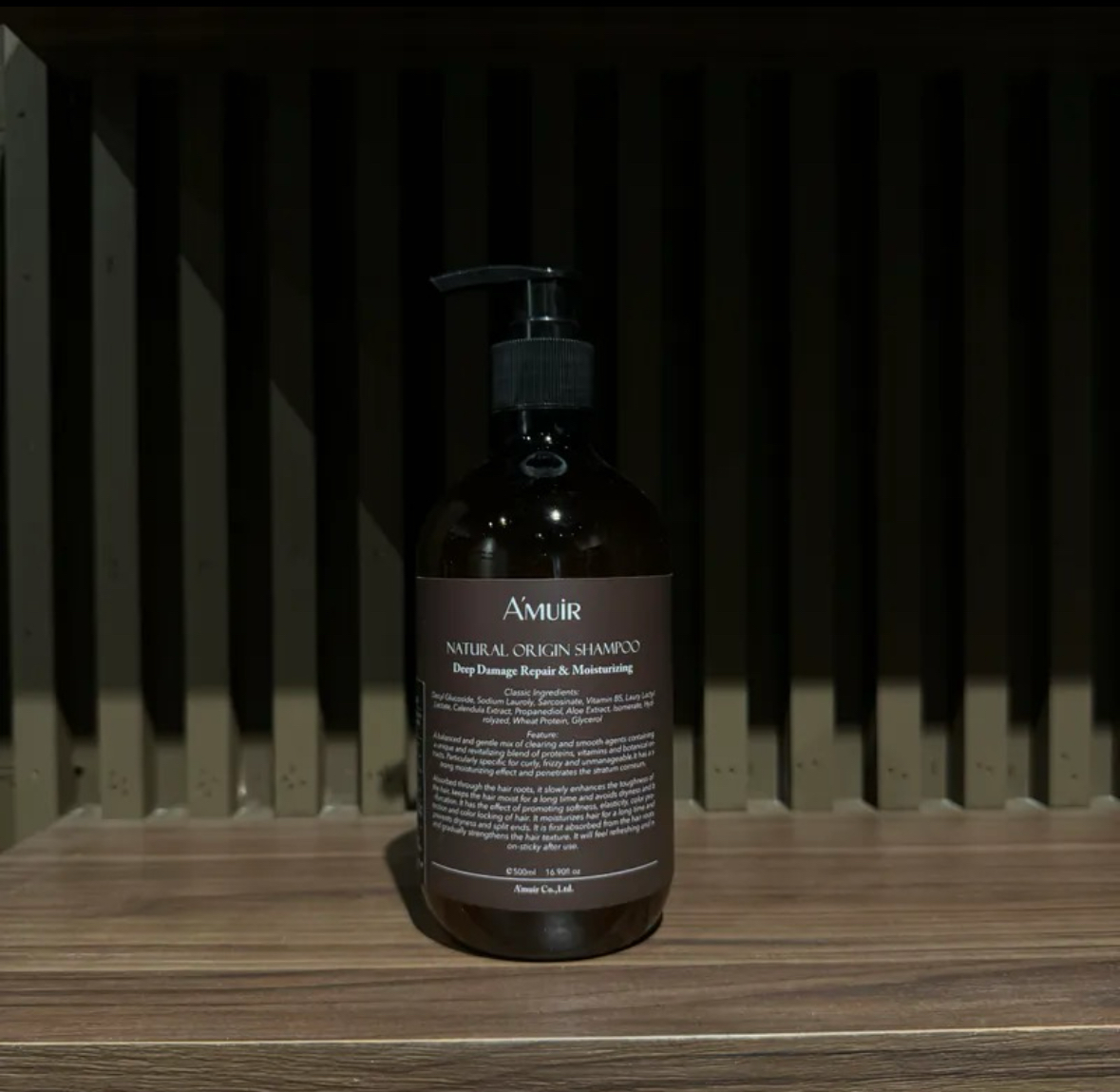 AMUIR 自然原點保濕洗髮精(500ml)