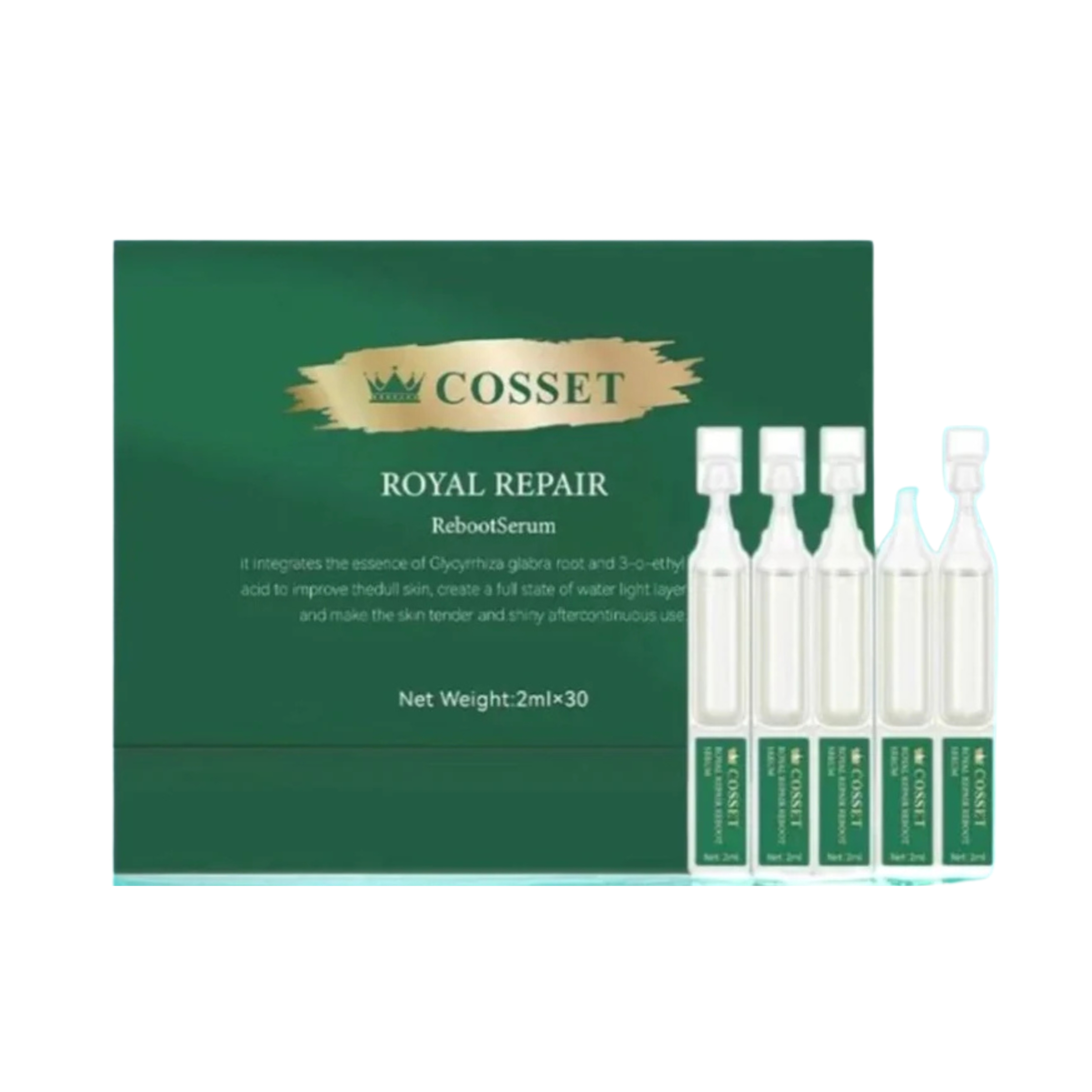 【買1送1】Cosset 升級版凍齡精華液 (2ml x 30支)(EXP:2027.12)