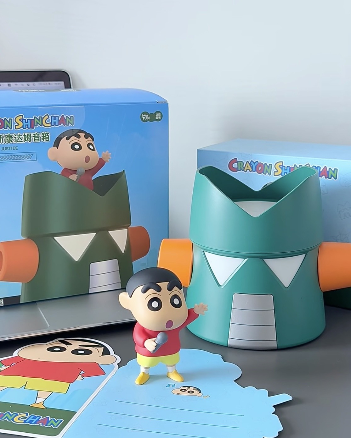 <小編先敗了....>蠟筆小新 康達姆 造型 氛圍燈 藍牙 音響