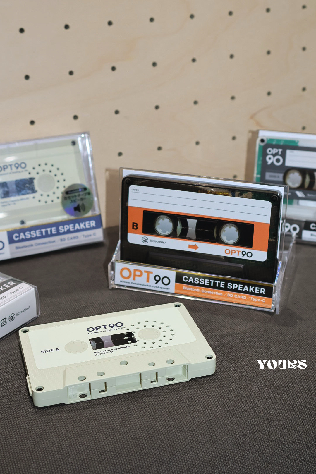 日本代購 現貨! opt!Cassette Speaker 錄音帶造型 卡帶 揚聲器 三色