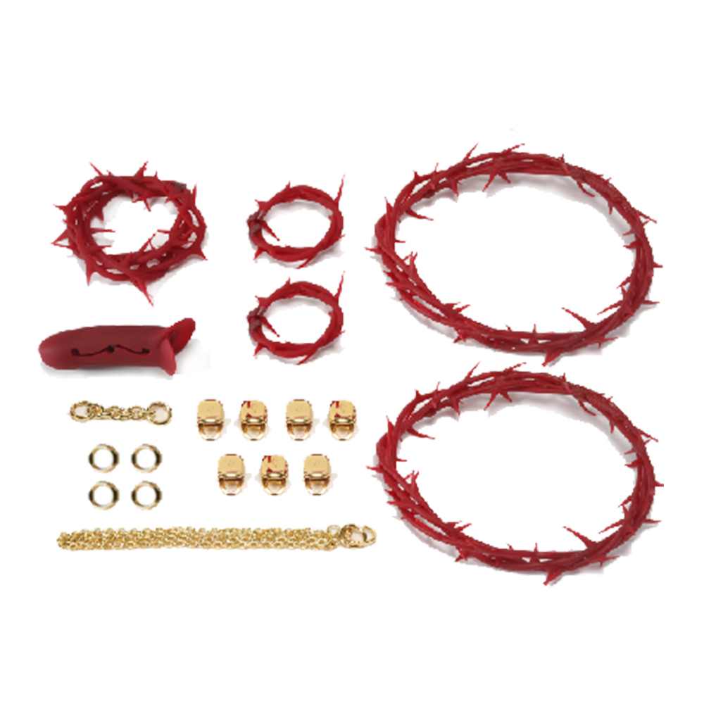 輕喃 qingnan #∞ 荊棘Infinite系列 荊棘口球、荊棘手銬、荊棘腳銬、荊棘綁帶、金屬牽引鏈