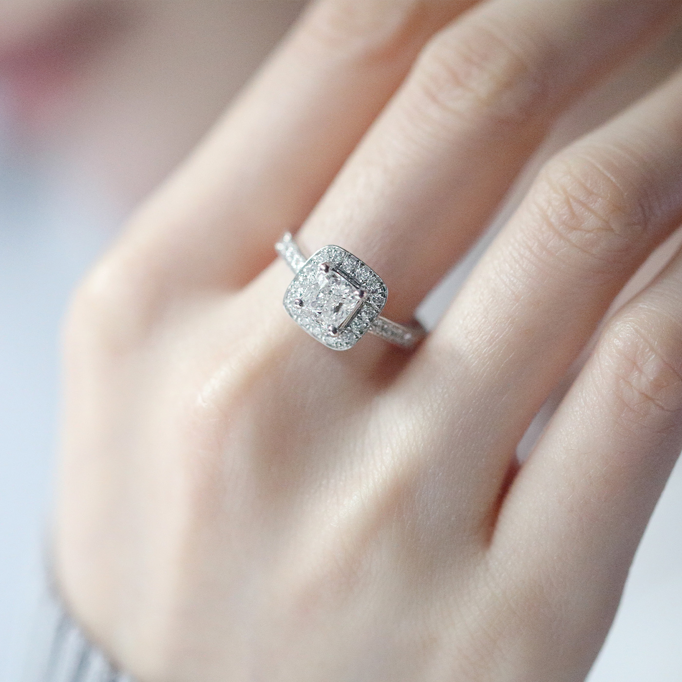 光年心語 — GIA1克拉鑽石戒指