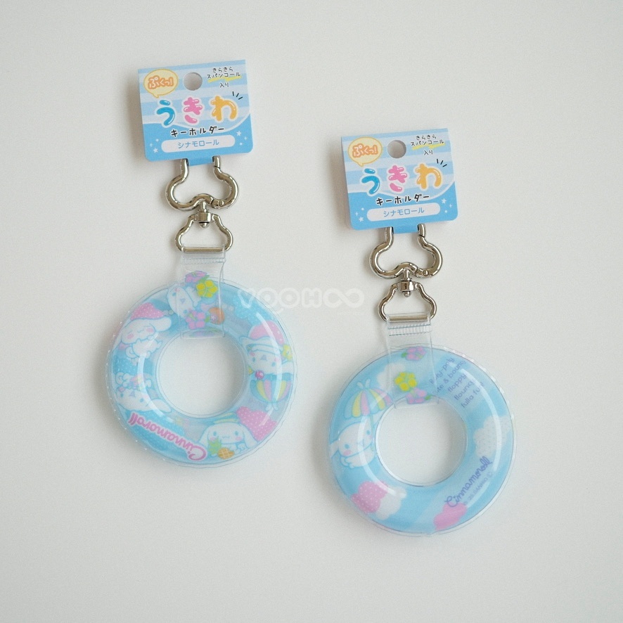 現貨┃三麗鷗 Sanrio KITTY 大耳狗 庫洛米 泳圈 吊飾