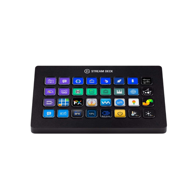 ELGATO CO-EL-STREAM DECK+XLR DOCK Stream Deck+ 的 XLR 底座 擴展 32 鍵控制面板