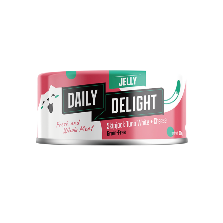 (6罐平均$15/罐) Daily Delight JELLY 啫喱 白鰹吞拿魚+芝士 80g