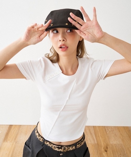 WFE / SIDE HENRY NECK TEE