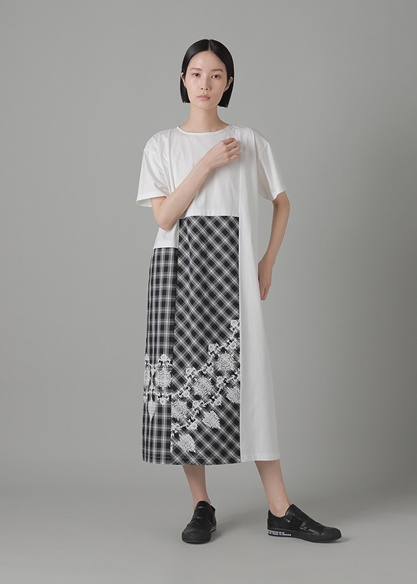 Zucca S Check docking jersey / dress