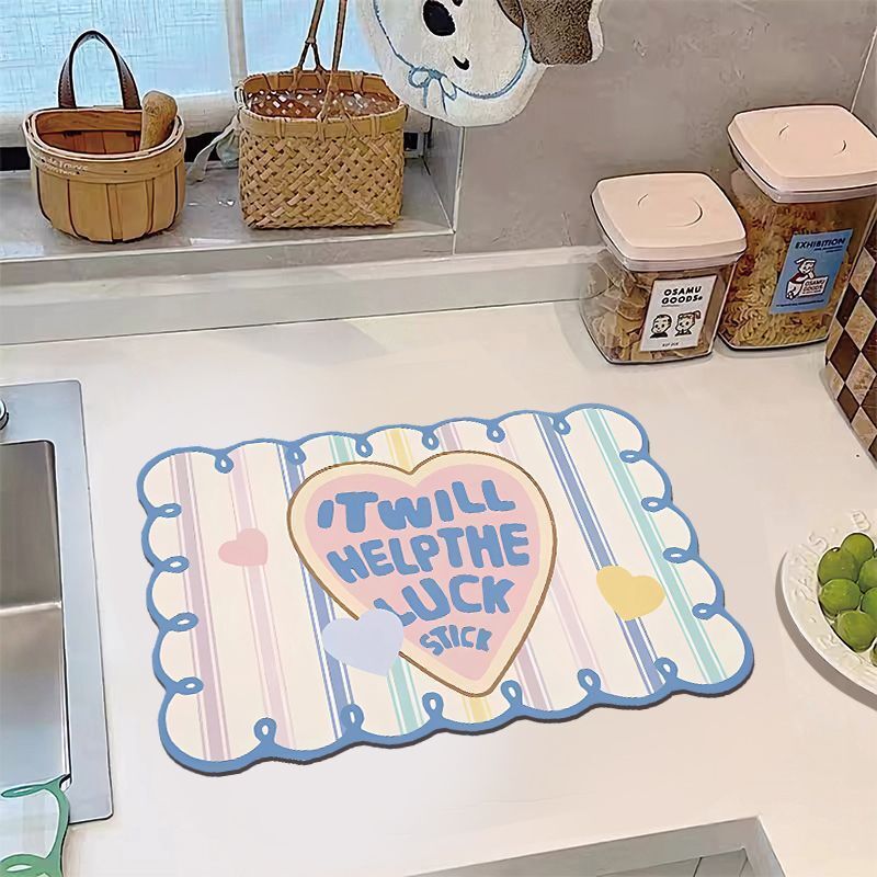 《6130》可愛小插畫吸水餐墊