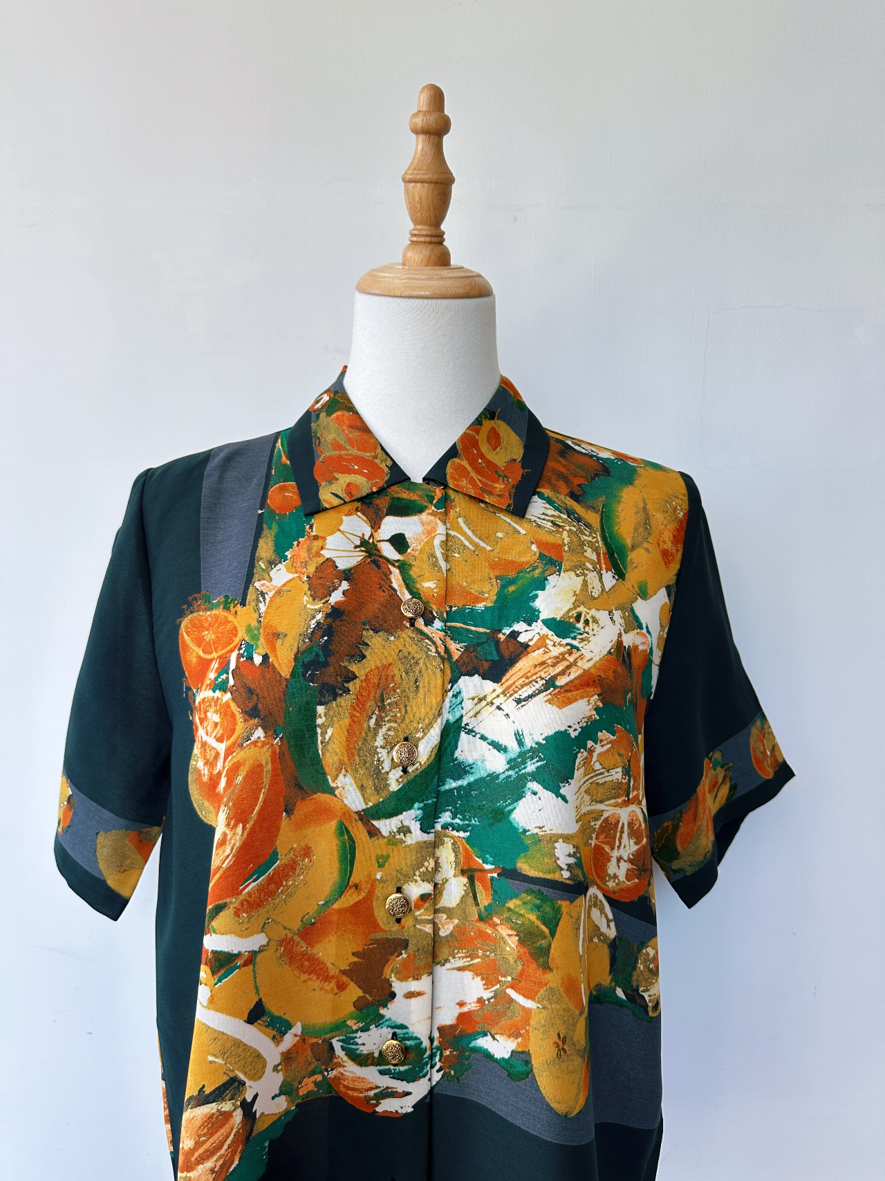 日本製熱帶水果雪紡上衣