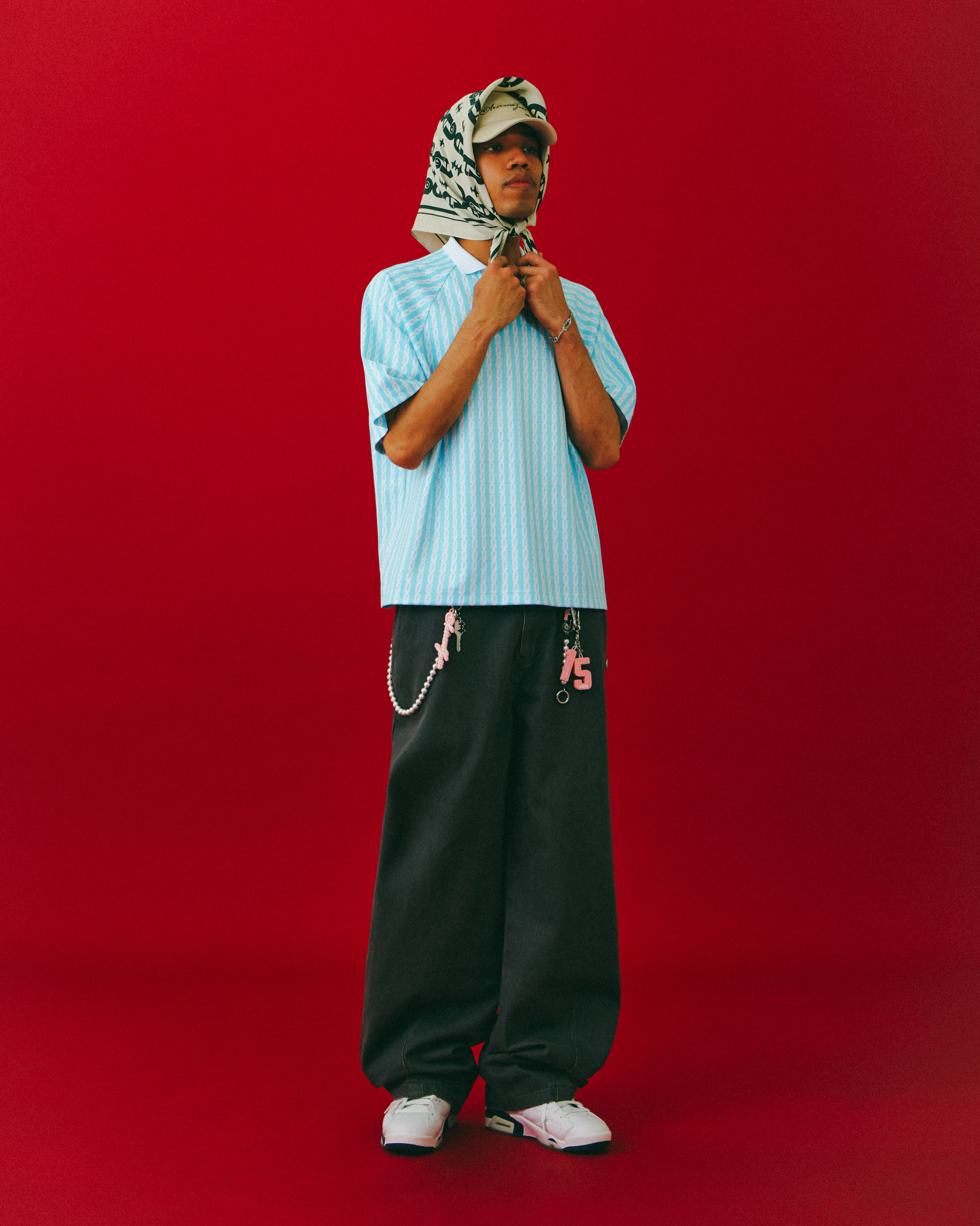 A.J. FULL PRINT SOCCER JERSEY - ICE BLUE