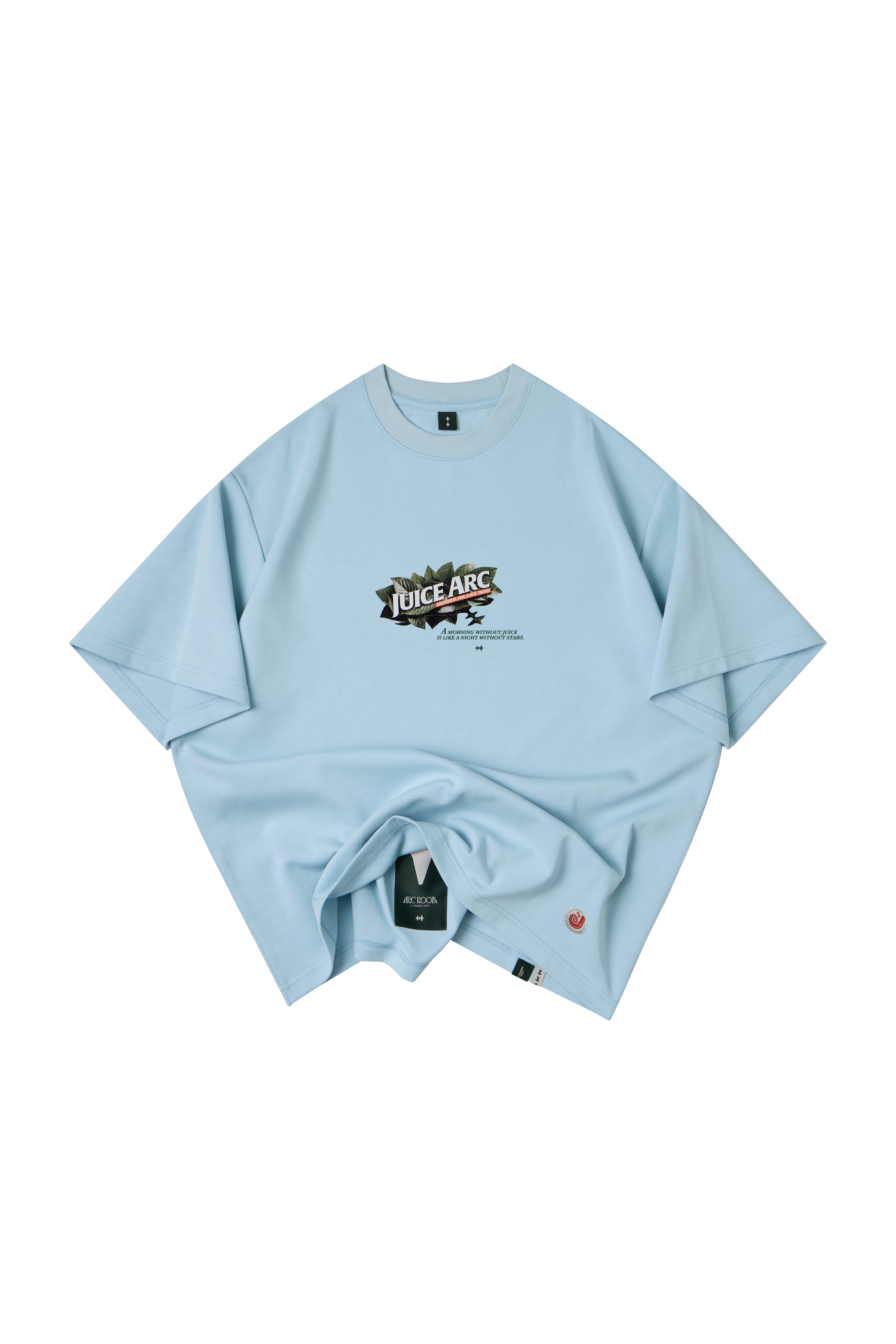 A.J. APPLE JUICE TEE - SKY BLUE