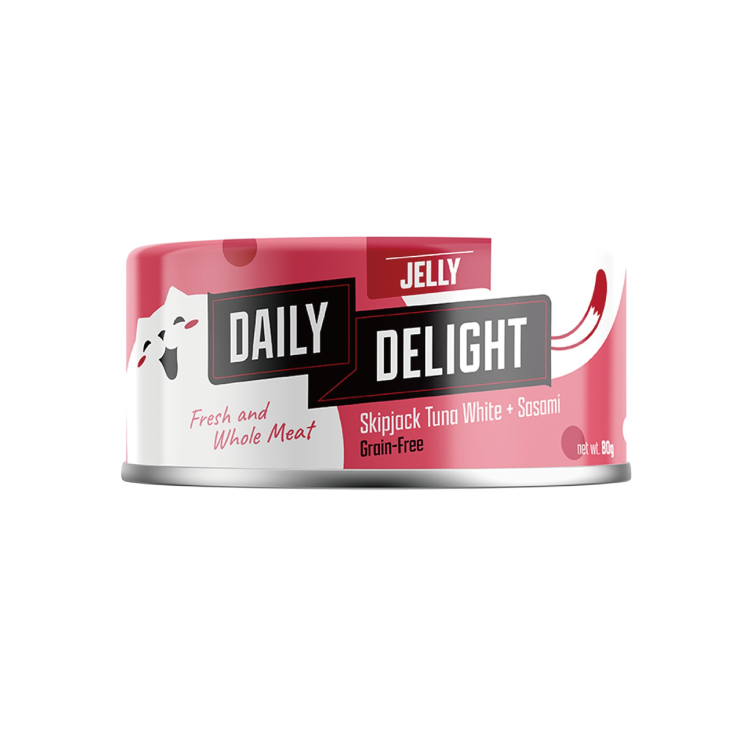 (6罐平均$15/罐) Daily Delight JELLY 啫喱 白鰹吞拿魚+雞胸肉 80g