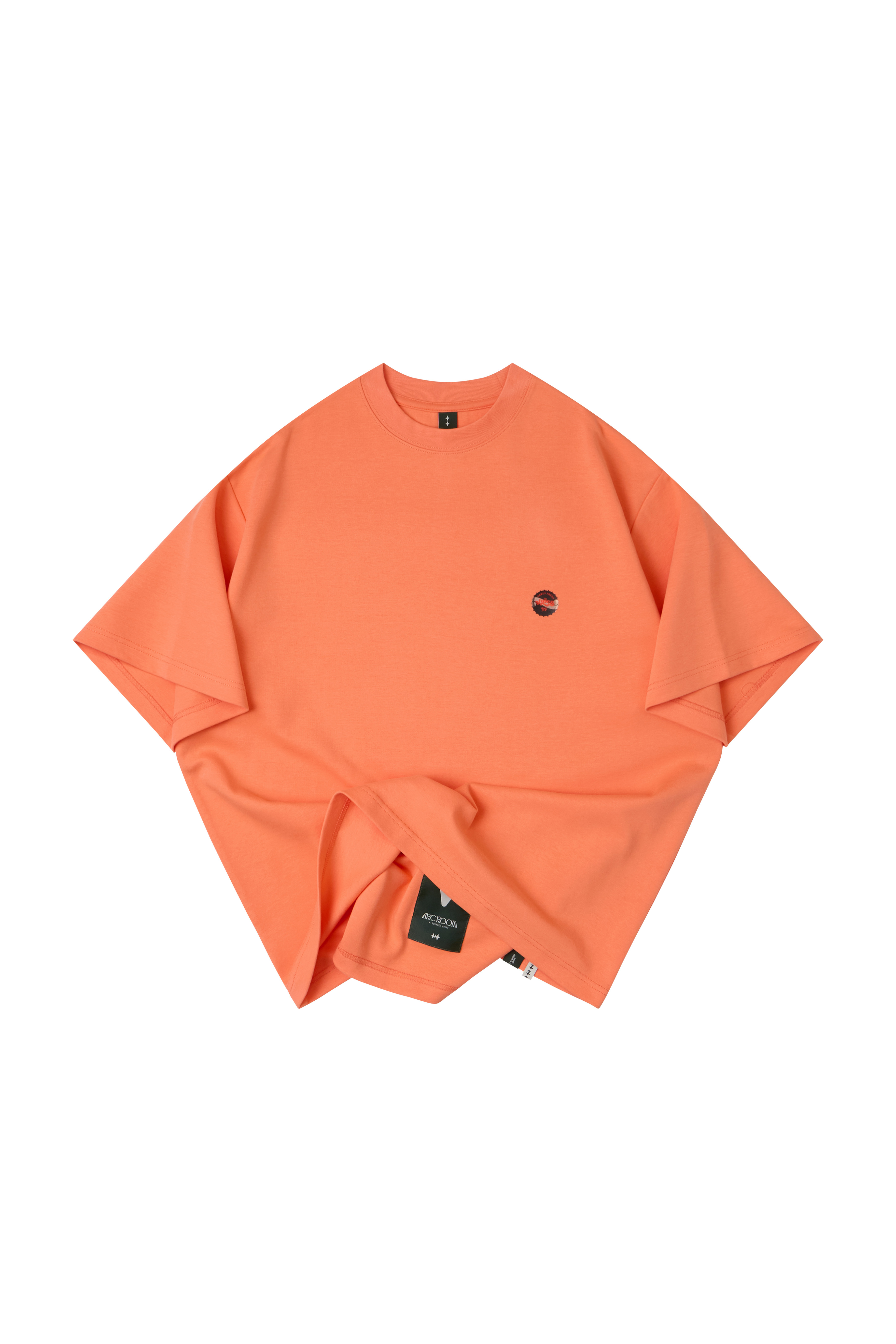 A.J. BOTTLE CAP TEE - ORANGE