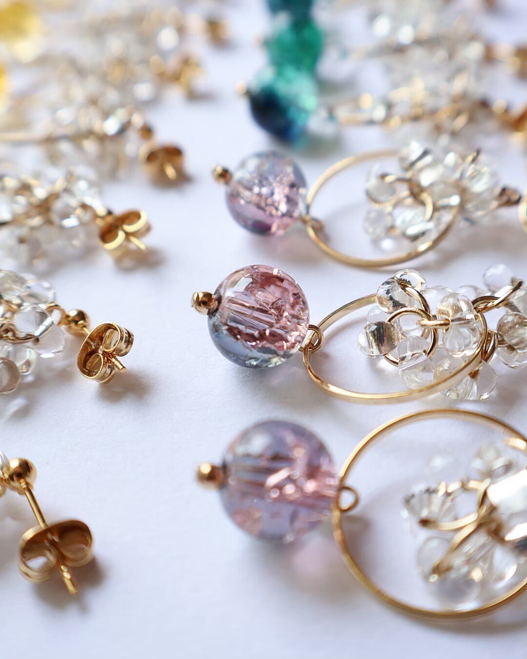 [glowglad] mizutama-水玉 | 夏桃 | 耳針 | NO.88