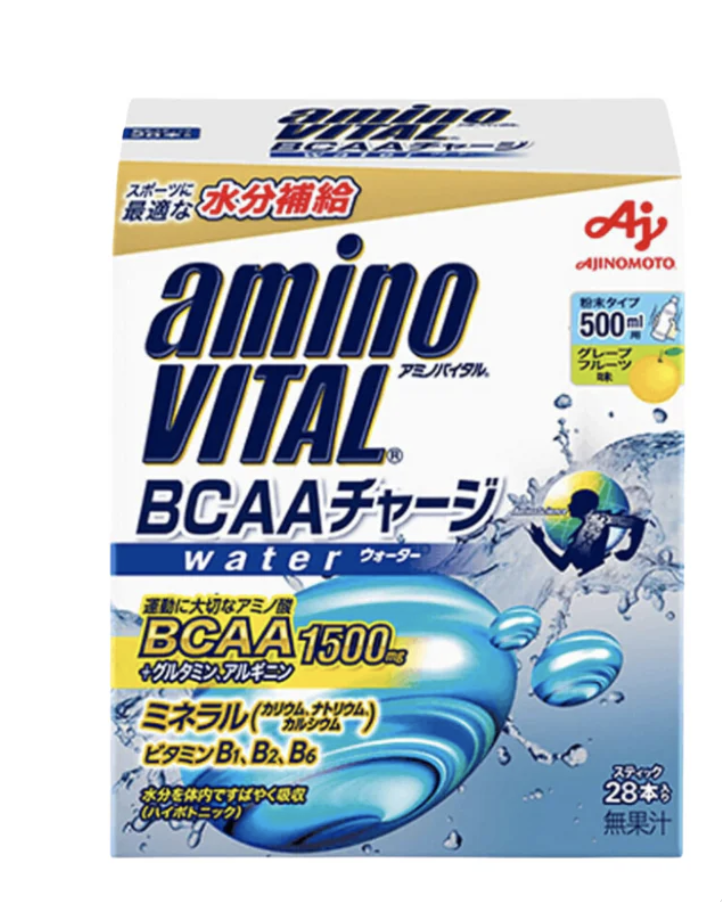 aminoVITAL BCAA Charged Water 運動飲料補充劑 (一盒二十八包)