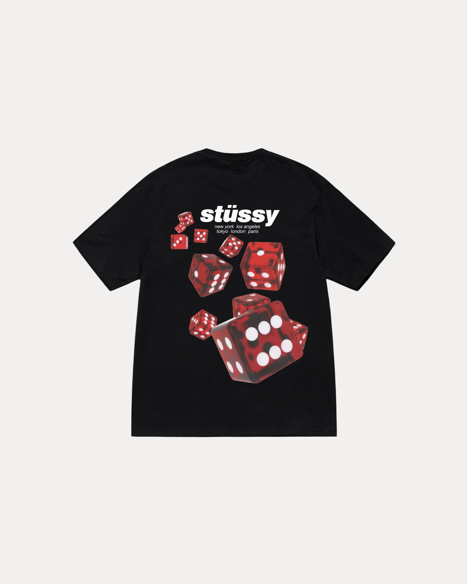 『代購+現貨商品』2025SS STUSSY ROLLERS TEE 背後 彩色 骰子 字體 LOGO  短T 現貨 1905160