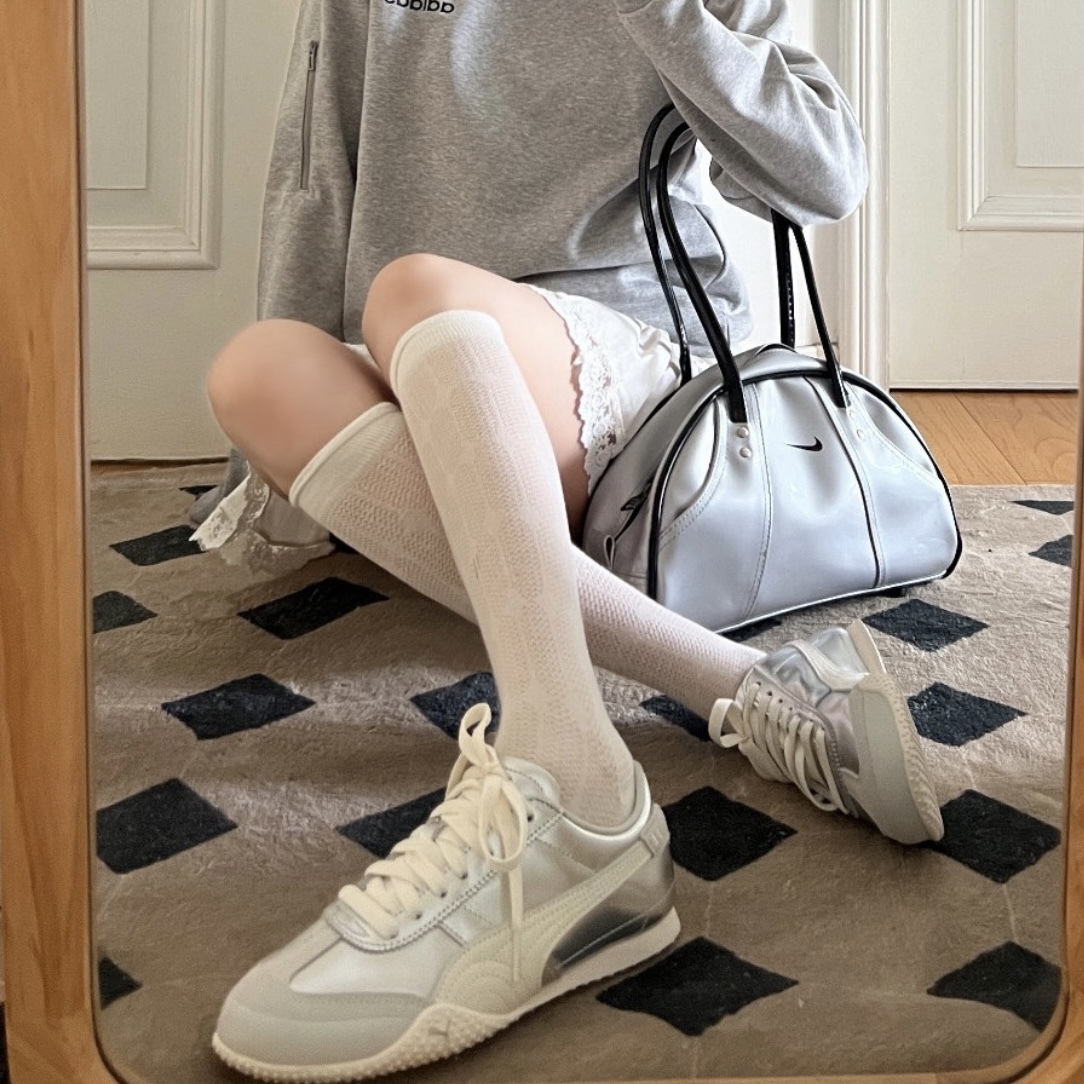 PUMA BELLA UT 銀白 亮銀 薄底鞋 百搭 復古 彪馬 男女同款 402186-06